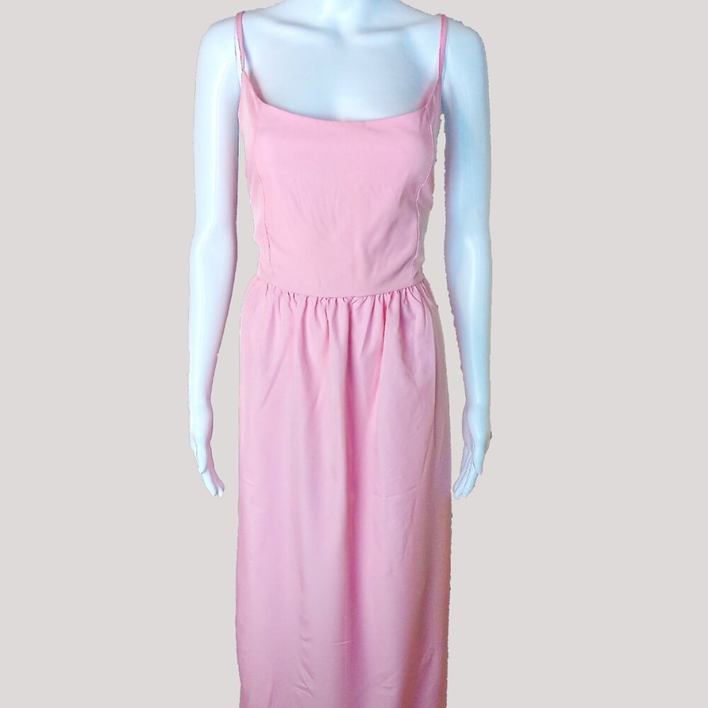 Pink Pastel Aline Maxi/Long Dress